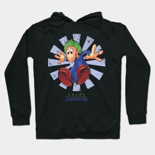 Lemmings Retro Japanese Hoodie